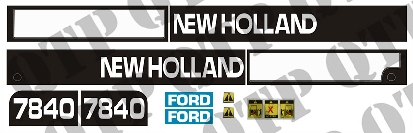 New Holland "40 Series" Tractor "Dual Power" Decal 81878984 